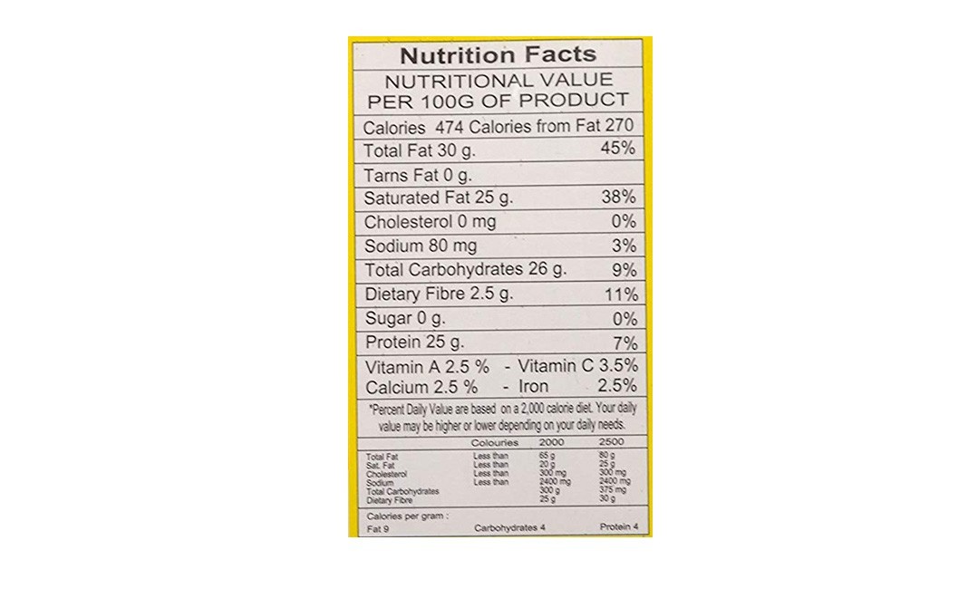 Natural's Bite Plain Peanuts (Salted)    Shrink Pack  500 grams